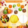 thumbnail image 3 of Matte Pumpkin Ball Ornaments for Halloween Autumn Decor, 5cm Birch Tree Table Decoration, 3 of 6