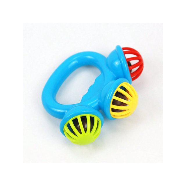 Blue Handheld Triple Bell