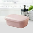thumbnail image 5 of Nkmbld Soap Dish Holder with Lid, Quality Soap Tray Shatterproof Soap Container for Camping, Gym, Bathroom,Kitchen,Dormitory,Hotel, Pink, 5 of 7