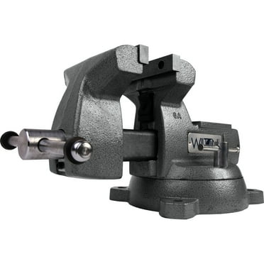 Wilton Tools 21500 6" Wide Jaw 5 3/4" Opening Steel Swivel Base Mechanics Vise