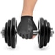 thumbnail image 3 of Guantes De Equitación, Mejor Protección, Guantes De Ciclismo De Medio Dedo, Ligeros, Gruesos, Interiores, Unisex, A Prueba De Golpes, Con Tirador Para Fitness Para Bicicleta De YLSHRF Negro XXL, 3 of 8