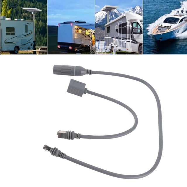 Cable Adaptador Satelital RJ45, Adaptador Satelital RJ45 1200Mbps 2pcs para exteriores