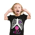 thumbnail image 3 of Ribcage Xray Candy Halloween Shirts for Kids Toddler Dabbing Skeleton Shirt 5T Black, 3 of 6