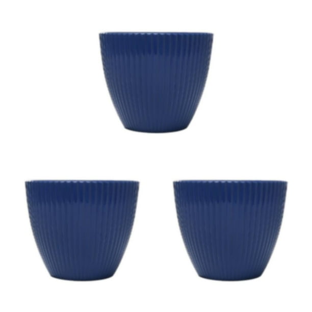 Macetas ligeras Billuyoard para bonsái y plantas suculentas Azul profundo 9CM