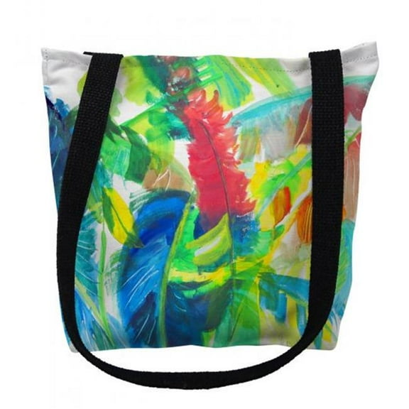Abstract Palms Small Tote Bag 13x13 16 inches x 16 inches