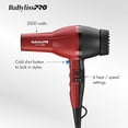 thumbnail image 2 of Secador de pelo BabylissPro BAB307 Turbo de 2000 vatios, 2 of 5