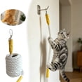 thumbnail image 1 of BotaniNest Cat Climbing Rope Hanging Scratching Rope Climbing Wall Mounted Cat Scratching Rope Wall Mounted Cat Rope Ladder With Hook For Indoor Outdoor Cats Playing 2m/6.5ft, 1 of 7
