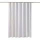 thumbnail image 4 of Cortina de Ducha de 180 x 200 cm con 12 Ganchos de Secado rápido (Blanco), Tela de poliéster Impermeable Lavable a máquina, Cortinas de baño JM, 4 of 5