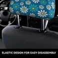 thumbnail image 4 of Kdxio Daisies Flowers Pattern Print 2 Piece Car Head Rest Covers Set Auto Front/Rear Seats Headrest Cover Universal Fit Most Cars,Sedan, SUV, 4 of 9