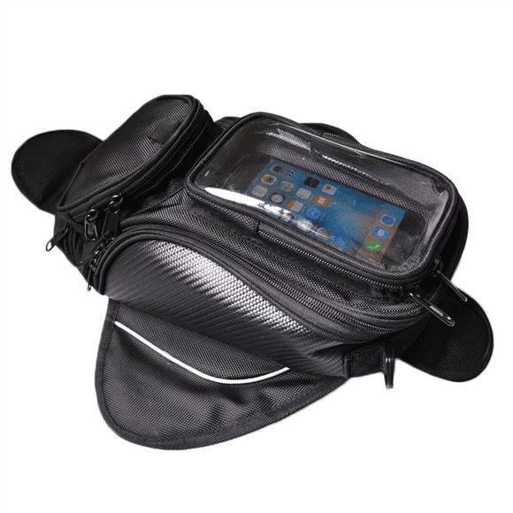 Waterproof Motor Tank Bag Oil Fuel Tank Bag Magnetic Motorbike Saddle Bag Single Shoulder Bag Motorcycle Backpack