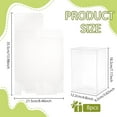 thumbnail image 2 of PVC Gift Storage Boxes Gift Package Supplise Rectangle Clear 12.2x9.2x18.2cm, 2 of 6