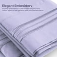 thumbnail image 3 of CGK Linens Ultra Soft & Comfy Pillowcases Set of 2 - Queen / Standard Size Hotel Quality Breathable 2-Piece Pillow Covers, Lavender, 3 of 6