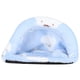 thumbnail image 1 of Mini mascota invierno cama para dormir jaula extraíble hámster cobayas casa cálida cueva (azul L), 1 of 5