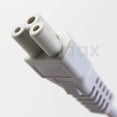 thumbnail image 5 of Ipax 10 Feet Long 3 Prong Hi-Quality Copper Cord Cable Plug Compatible with for LG TV Laptop Monitor Printer AC Adapter Power Supply Charger & more, Three Prong, Nema 5-15P to IEC320 C5, 18AWG, 5 of 5