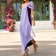 thumbnail image 2 of Vestido largo sin mangas con espalda descubierta para mujer, traje Sexy de corte Irregular, color morado, elegante, a la moda, para fiesta y cena, novedad de verano, 2024, 2 of 5