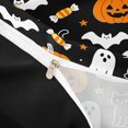thumbnail image 4 of Homewish Happy Halloween Twin Duvet Cover for Kids, Black Orange Cat Ghost Candy Twin Bedding, Black Reversible, 2-Piece, 1 Duvet Cover and 1 Pillowcase, 4 of 6