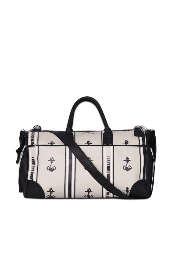 Anchors Away Unisex Large Weekender Travel bag with Separate Shoe Compartment with Adjustable Strap