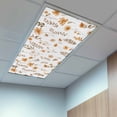 thumbnail image 2 of 1 Pack Spring Floral Fluorescent Light Covers for Ceiling Lights Orange Yellow Flower Leaf Watercolor Botanical Magnetic Ceiling Light Covers Overhead Light Filters for Office Classroom Home, 2 of 9