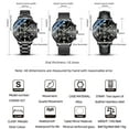 thumbnail image 4 of CHENXI New Mens Watches Stainless Steel Chronograph Top Brand Luxury Waterproof Sport Watch Men Date Quartz Military Wristwatch, 4 of 6