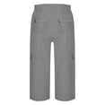 thumbnail image 5 of Kelon Women's Cargo Capri Pant Lightweight Casual Summer Straight Leg Petite Length Cropped Pants Shorts With Pockets 2XL, 5 of 6