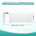 thumbnail image 2 of Uxcell Wood Grain Wallpaper Border 4" x 16.4ft Textured Frame Sticker, Light White, 2 of 7