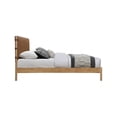 thumbnail image 6 of Meridian Furniture Asher Cognac Vegan Leather King Bed, 6 of 7