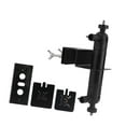 thumbnail image 2 of Colaxi Outdoor Camera Gutter Mount Surveillance Camera Holder Professional Universal Sturdy Stainless Steel Adjustable Angle Bracket Black, 2 of 8