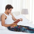 thumbnail image 5 of Sikiie Vibrant Rooster Painting Pajama Pants Men, PJ Bottoms, Sleep & Lounge Pants-XX-Large, 5 of 6