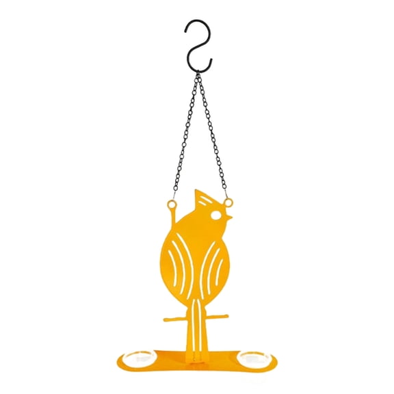 Open Design Oriole Bird Feeder Cup with Secure Chain for Outdoor Bird Feeding Station