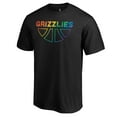 thumbnail image 2 of Men's Black Memphis Grizzlies Team Pride Wordmark T-Shirt, 2 of 3
