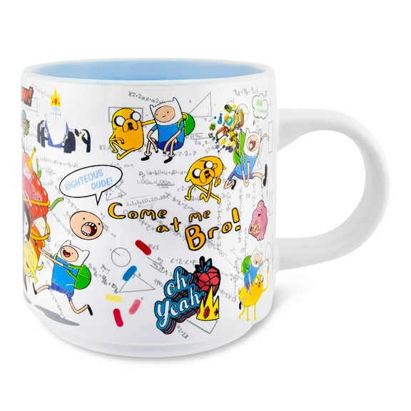 Adventure Time Characters Single Stackable Ceramic Mug | Holds 13 Ounces