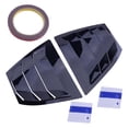 thumbnail image 2 of 2Pcs Car Rear Side Window Louver Vent Cover Quarter ABS Plastic Glossy Black Fit For Mazda 3 Axela 2014 2015 2016 2017 2018, 2 of 6