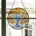 thumbnail image 3 of Tree of Life Stained Glass Suncatcher Window Hanging, Sunflower Life Tree Stained Glass Panel, Hand-Painted Suncatchers for Windows Hanging for Women, Stained Glass Ornament 2025,, 3 of 6