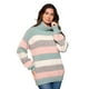 thumbnail image 1 of Suéter de punto a rayas Roman Fashion /Juvenil, 31044 (Pistache) verde claro G, 1 of 3