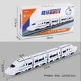 thumbnail image 1 of HLONKKids DIY Simulation High Speed Railway Train Toy Car Electric Sound Light Model Train Educational Toys for Boys Girls Gift, 1 of 8