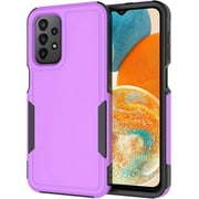 Designed for Samsung Galaxy A23 5G & Galaxy A23 4G Case,Heavy-Duty Tough Rugged Lightweight Slim Shockproof Protective Men Women Phone Case Cover for Galaxy A23,(6.6",2022)[Purple/Black]