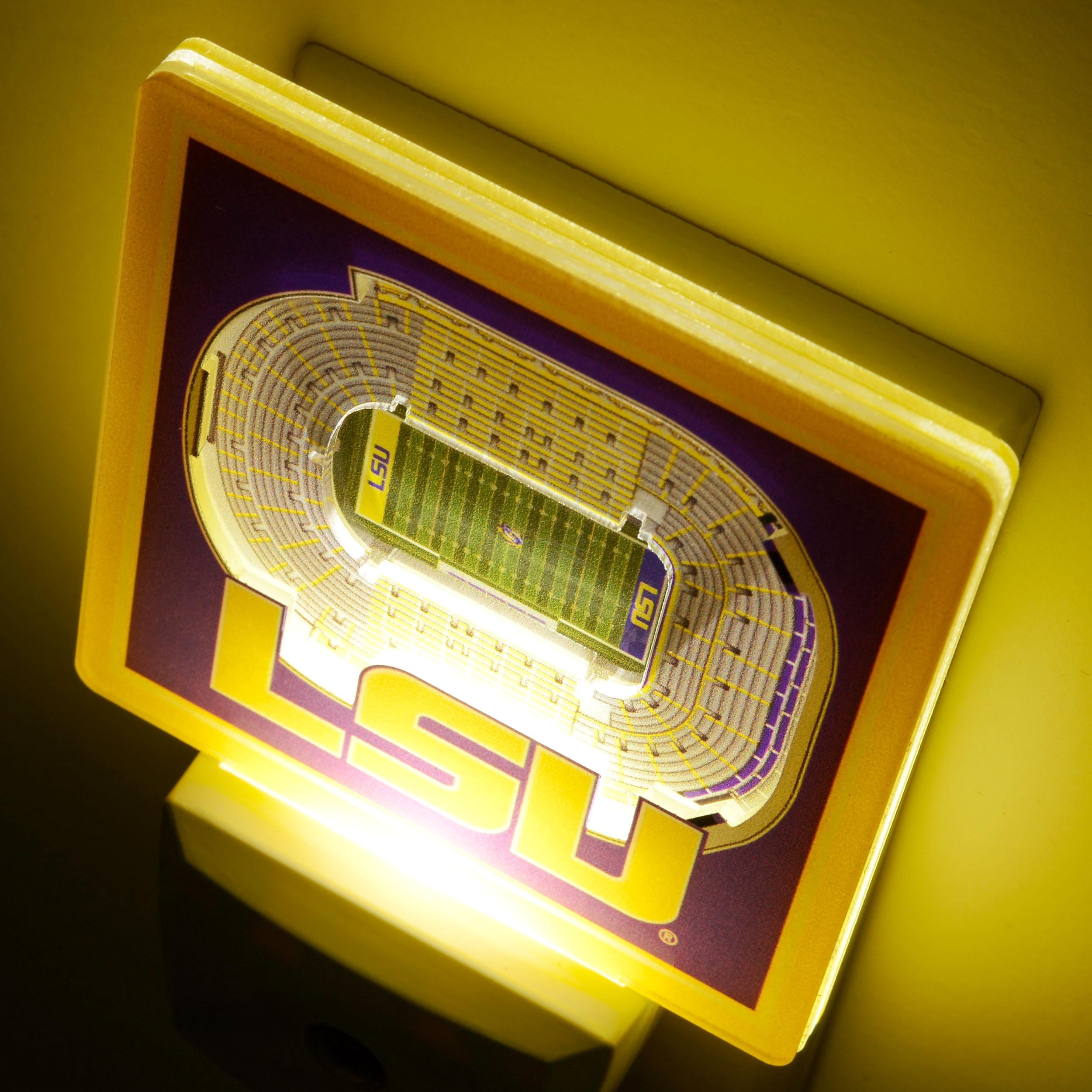 YouTheFan NCAA LSU Tigers StadiumView Nite Light