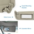thumbnail image 2 of ECCPP Left Driver Side Sun Visor Assembly Without Sunroof Warm Gray Fits For Honda Civic 2006-2011 (83280-SNA-A01ZE), 2 of 10