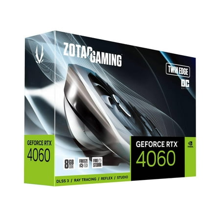 ZOTAC - GeForce RTX 4060 8GB Twin Edge OC PCI Express 4.0 Graphics Card - Black