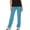 18# Blue, variant on Cargo Scrub Pants Womens Loose Fit Stretch Medical Pants with Functional Pockets for Work Blue L