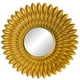 thumbnail image 2 of Espejo de pared dorado decorado traje 3 espejo circular ideal para decoración del hogar, dormitorio y salón, original espejo de pared femenino regalo brillar Electrónica, 2 of 5