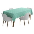 thumbnail image 1 of Vargottam Indoor/OutdoorTablecloth58x58 InchSquareTablecloth Waterproof PatioTableCloths- Spring/SummerTableCovers for Backyard RectangularTable/BBQs/Picnic -Aquamarine, 1 of 5