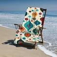 thumbnail image 4 of PHYHOO Retro Atomic Age Art Diamonds Beach Towel Mid Century Fifties Modern Personalized Beach Towels Microfiber Sand Free Quick Dry Towel for Beach Beach Accessories 30x60in, 4 of 8