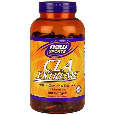 NOW Foods Sports CLA Extreme Energy Enhancement Weight Loss Softgels, 180 Ct