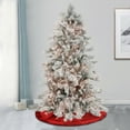 thumbnail image 7 of Open Box National Tree Company HGTV 7.5 Foot Slim Flocked Christmas Tree, 7 of 7