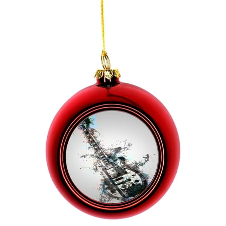 Ornament Guitar Electric Guitar Banjo Art Bauble Christmas