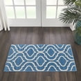 thumbnail image 6 of Nourison Jubilant Modern Moroccan Blue 2' x 4' Area Rug, (2' x 4'), 6 of 8