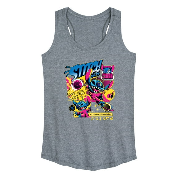 Disney - Lilo & Stitch - Stitch Comic Page - Women's Racerback Tank Top