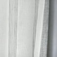 thumbnail image 6 of 2 Panels Stripe Sheer Curtains, Grommet Top Yarn Dyed Woven on Textured Sheer Curtain Drapes, 6 of 9
