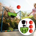 thumbnail image 3 of GARENDE Kids Basketball Hoop with Pump and Mini Ball for Trampoline Basketball Goal Easy Install Basketball Stand for All Ages with 3pcs balls, 3 of 8